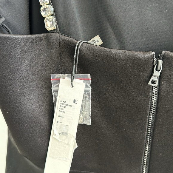 Alice + Olivia Rhinestone Strap Mini Dress - Picture 11 of 11